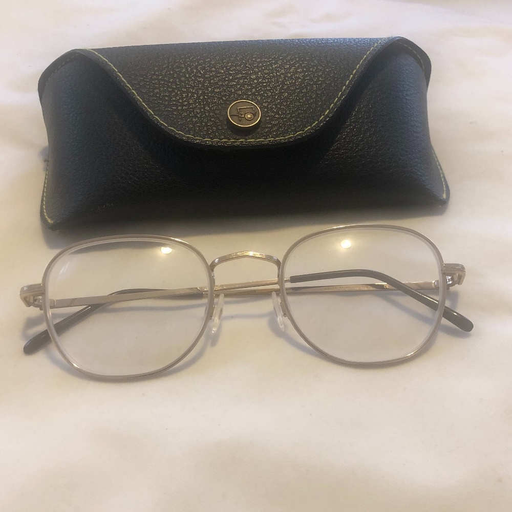 MOSCOT NYC handcrafted metal KIBITS frame in gold - Picture 5 of 5